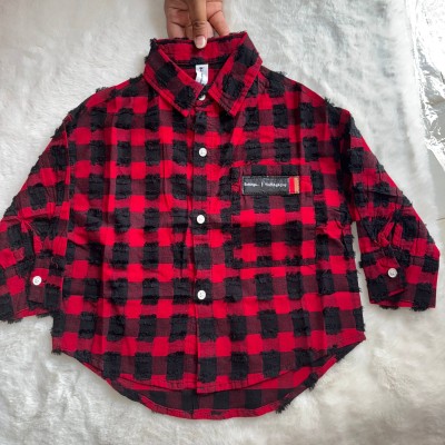 Little Lumberjack Red & Black Checkered Shirt