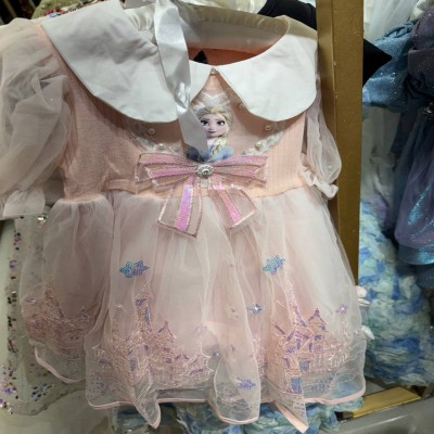 Blush Pink Elsa-Inspired Princess Dress