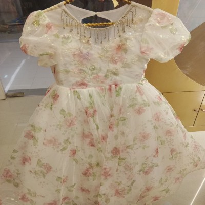 Blush Rose Jeweled Meadow Gown