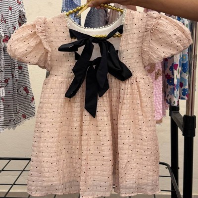 Vintage Pink Polka Dot Frock
