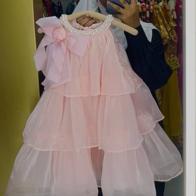 Pastel Pink Layered Princess Tutu Dress