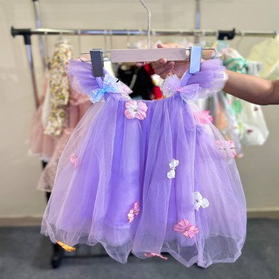 Butterfly Blossom Rainbow Tutu Dress