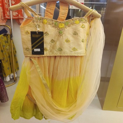 Sun-Kissed Yellow Ethnic Lehenga Choli