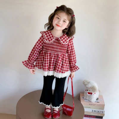 “Scarlett Picnic Dream” Two-Piece Set – Red Gingham & Black