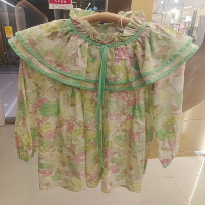 Vintage Meadow Floral Smock Dress