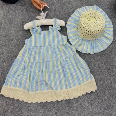 Charming 2-Piece Striped Sundress