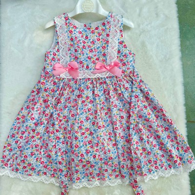 Little Girl Vintage Floral Lace Dress