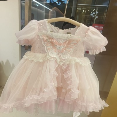 Baby Girl Blush Pink Butterfly Princess