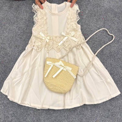 Baby Girls' Ivory Lace Princess Dress
