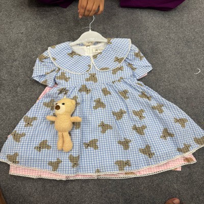 Toddler Bear Print Dress