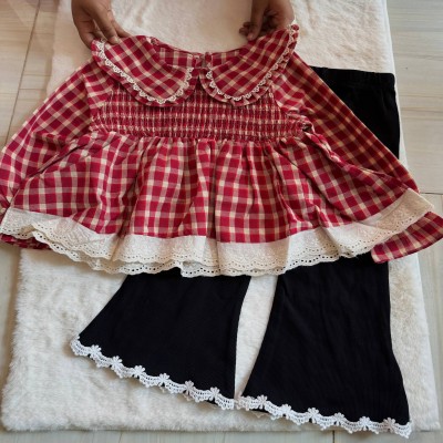 Adorable 2-Piece Gingham Set