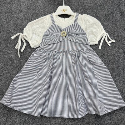 Grey Stripe Frock