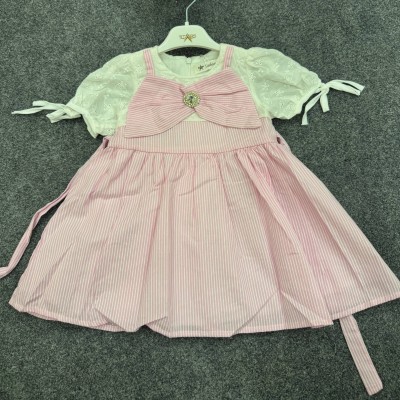 Pink Stripe Frock
