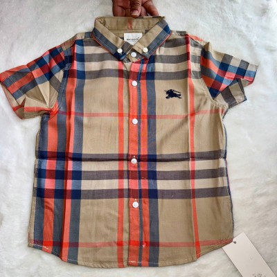 Kids Burberry-Style Check Shirt