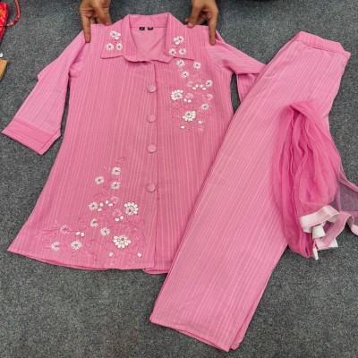 Baby Pink Handwork Co-ords Set