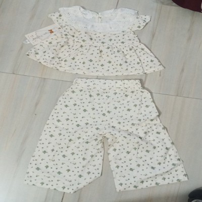 Floral Two-Piece Clothing Set
