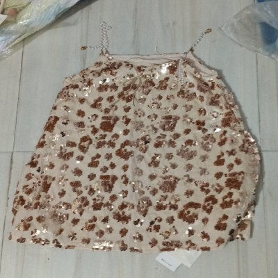Sequined Leopard Print Pearl-Strap Party Dress