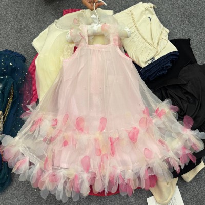 Delicate Baby Pink Organza Frock