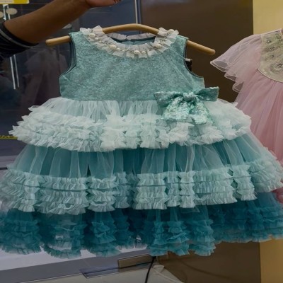 Elegant Mint Green Baby Girl Princess