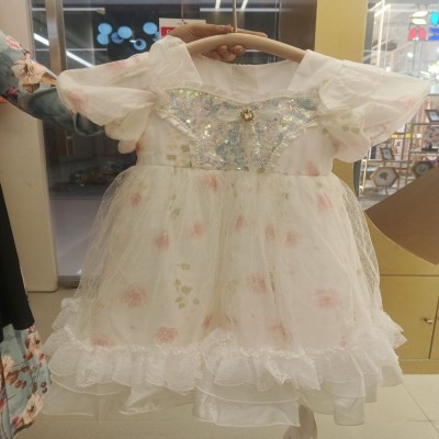 Enchanted Rose Sparkle Party Dress