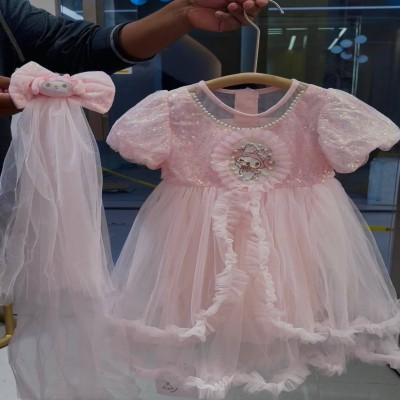 My Melody Pink Sequin Tutu Dress with Matching Hair Bow