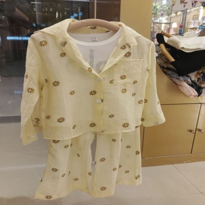 3-Piece Casual Floral Print Shirt, T-Shirt & Palazzo