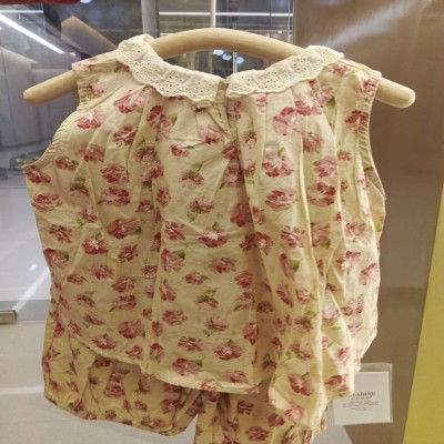 Cream Floral Print Sleeveless Top & Shorts Set